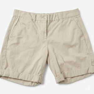 Gap SF/NY Boyfriend Roll-Up Khaki Shorts — Size 0